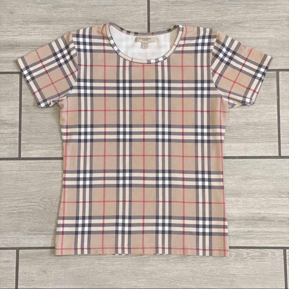 Burberry Women’s Top -  Classic Check T-Shirt